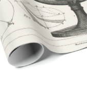 アンティークスケッチヴィンテージ占星術の球 ラッピングペーパー (ロールコーナー)