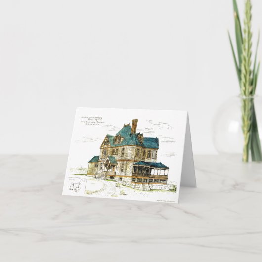 アンティークスケッチ54ウエスタンインショートヒルズNJカード カード (正面)