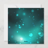 アンティークスケルトン鍵の緑の背景 シーズンカード (裏面)