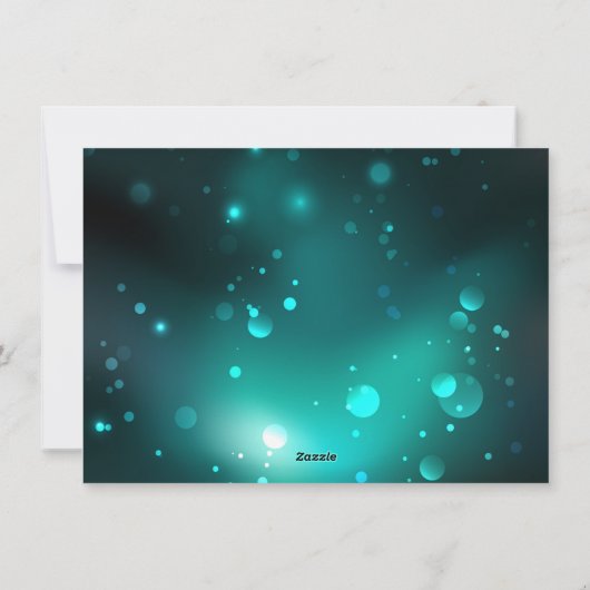 アンティークスケルトン鍵の緑の背景 シーズンカード (裏面)