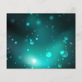 アンティークスケルトン鍵の緑の背景 チラシ (裏面)