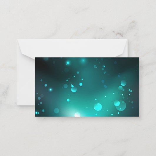 アンティークスケルトン鍵の緑の背景 ノートカード (裏面)