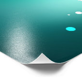 アンティークスケルトン鍵の緑の背景 フォトプリント            (角)