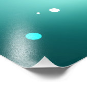 アンティークスケルトン鍵の緑の背景 フォトプリント            (角)