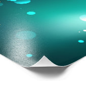 アンティークスケルトン鍵の緑の背景 フォトプリント            (角)