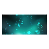 アンティークスケルトン鍵の緑の背景 ラックカード (裏面)