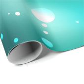 アンティークスケルトン鍵の緑の背景 ラッピングペーパー (ロールコーナー)