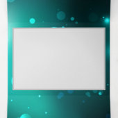 アンティークスケルトン鍵の緑の背景 三つ折りカード (内部中)