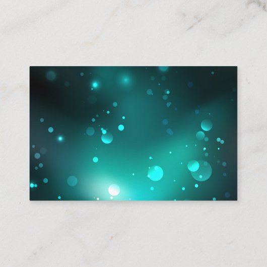 アンティークスケルトン鍵の緑の背景 名刺 (裏面)