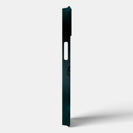 アンティークスケルトン鍵の緑の背景 Case-Mate iPhoneケース (裏面 / 右)