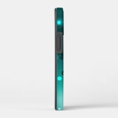 アンティークスケルトン鍵の緑の背景 Case-Mate iPhoneケース (裏面 / 右)