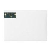 アンティークスケルトン鍵（緑） ラップアラウンドラベル (正面)