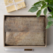 アンティークスタイルの手書きとバラ 薄葉紙 (ギフト)