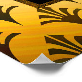 アンティークスタイルアールデコパームポスター ポスター (角)