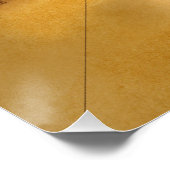 アンティークスタイルコンパスバラ ポスター (コーナー)