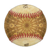 アンティークスタイルパターンXII +アイディア 野球ボール (裏面)