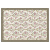 アンティークスタイルビクトリアン華美フローラ詳細 テーブルクロス (正面(横))