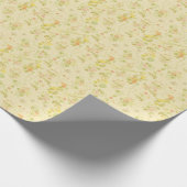 アンティークスタイルフローラルパターン ラッピングペーパー (角)