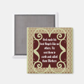 アンティークスタイルマザーズ歌磁石 マグネット (正面/裏面)