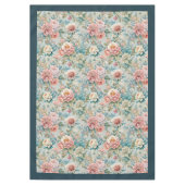 アンティークスタイルロココ華美フローラ装飾 テーブルクロス (正面)