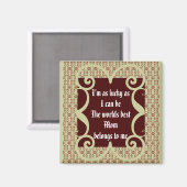 アンティークスタイルワールド最高ののマママグネット マグネット (正面/裏面)