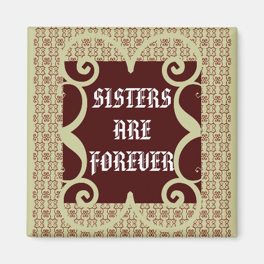 アンティークスタイル姉妹は永遠の磁石である マグネット (正面)