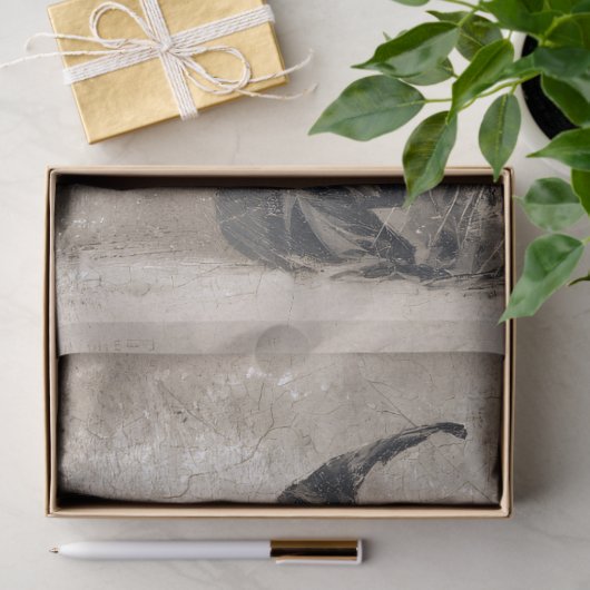 アンティークスタイル魔女とキャットアートデクページ 薄葉紙 (ギフト)