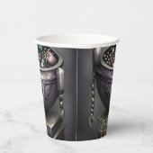 アンティークスチームパンクカルドン |スペルブックのスタック 紙コップ (右)