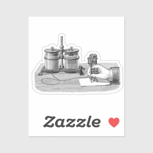 アンティークスチームパンク作家エジソン シール (シート)