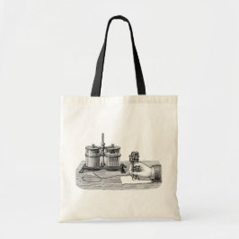 アンティークスチームパンク作家エジソン トートバッグ