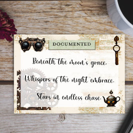 アンティークスチームパンク、さびたギア、メカニカル4"x3" ポストイット