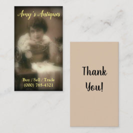 アンティークストアの名刺 名刺