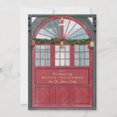 アンティークストアフロントイラストレーション シーズンカード (正面)