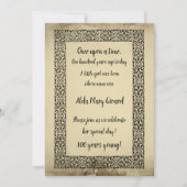 アンティークストーリーブックページ100代誕生日 (正面)