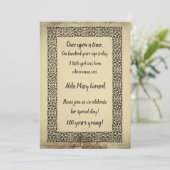 アンティークストーリーブックページ100代誕生日 (スタンド正面)