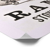 アンティークストー広告ブのポスター ポスター (角)