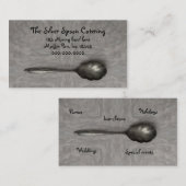 アンティークスプーンケータリング 名刺 (正面/裏面)