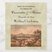 アンティークセントラル#1パーク動揺してBG #3 ワインラベル (シングルラベル)