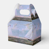 アンティークセーリングシップSloopヨットセーリングボート海 フェイバーボックス (裏面サイド)