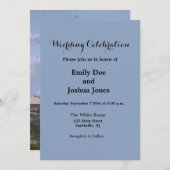 アンティークセーリングシップSloopヨットセーリングボート海 招待状 (正面/裏面)