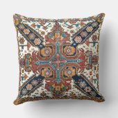 アンティークゼイクールオリエンタルラグデザイン装飾用クッション クッション (裏面)