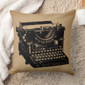 アンティークタイプライターファッションド古いタイプライター クッション (ブランケット)