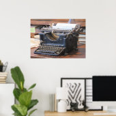 アンティークタイプライターポスター ポスター (ホームオフィス)