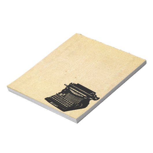 アンティークタイプライターヴィンテージ写真 ノートパッド (回転)