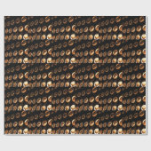 アンティークタイプライター鍵 ラッピングペーパー (フラット)