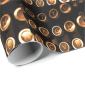 アンティークタイプライター鍵 ラッピングペーパー (ロールコーナー)