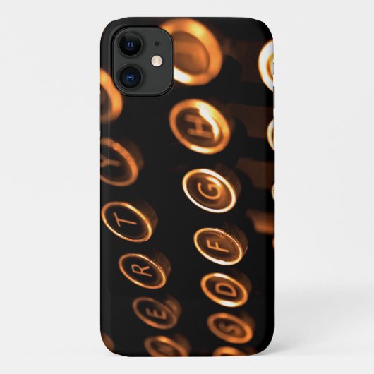 アンティークタイプライター鍵 Case-Mate iPhoneケース (裏面)