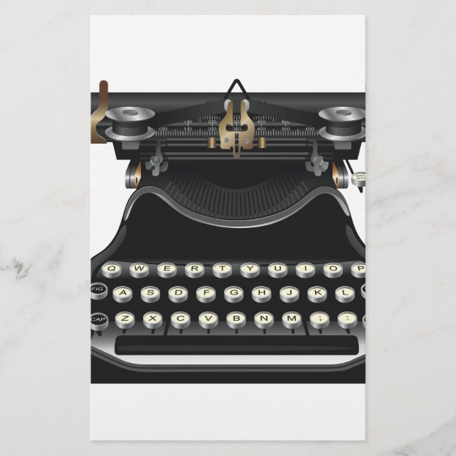 アンティークタイプライター (正面)