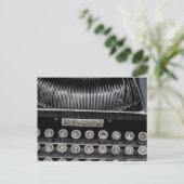 アンティークタイプライター2 ポストカード (スタンド正面)