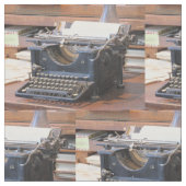 アンティークタイプライター ファブリック (クローズアップ)